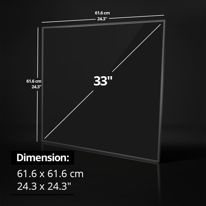 33" Square Blackdove Digital Canvas