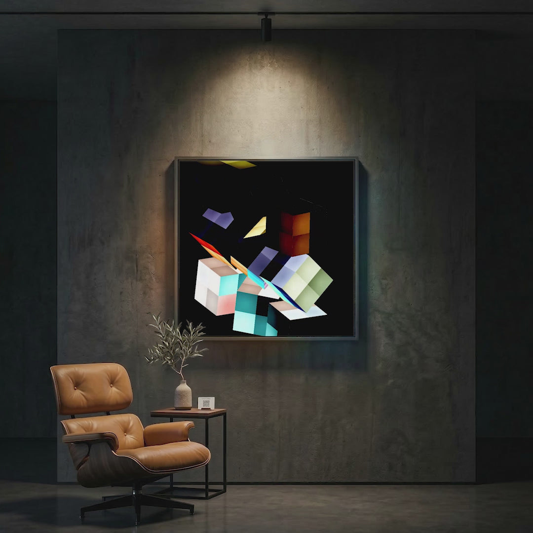Load video: Sqaure Canvas 60"